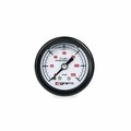 Grams Performance 0-120 PSI Universal Fuel Pressure Guage, White G2-99-1200W